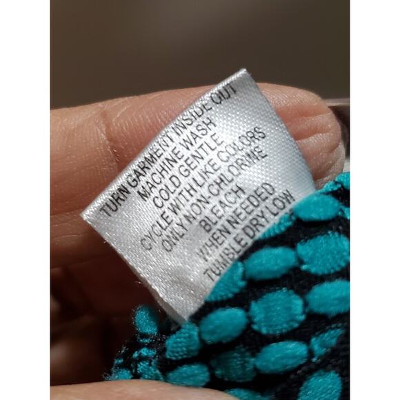 Lucy Diamonds Women's Blue Polyester Long Sleeve Top & Skirt 2 Pc's Suit Size XL - Picture 11 of 14